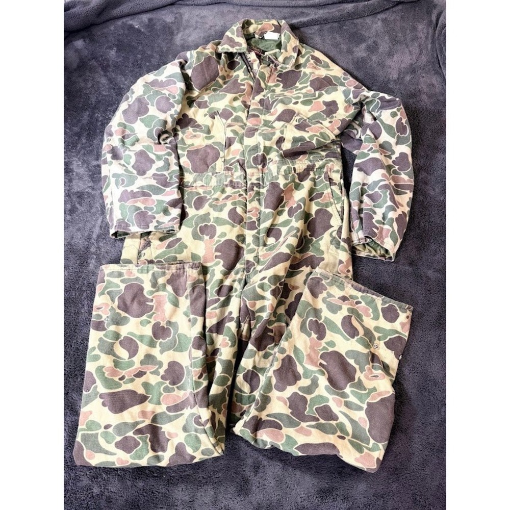 Walls Blizzard-Pruf Camo Insulated Coveralls Mens 42-44 Regular Duck Hunter Camo